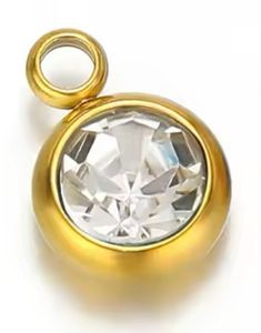Piedra Cristalina - Dorada - Charm