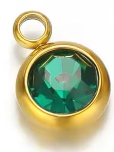 Piedra Verde - Dorada - Charm