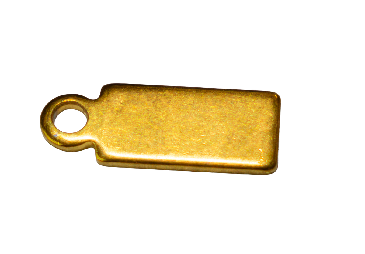Placa dorada -Charm