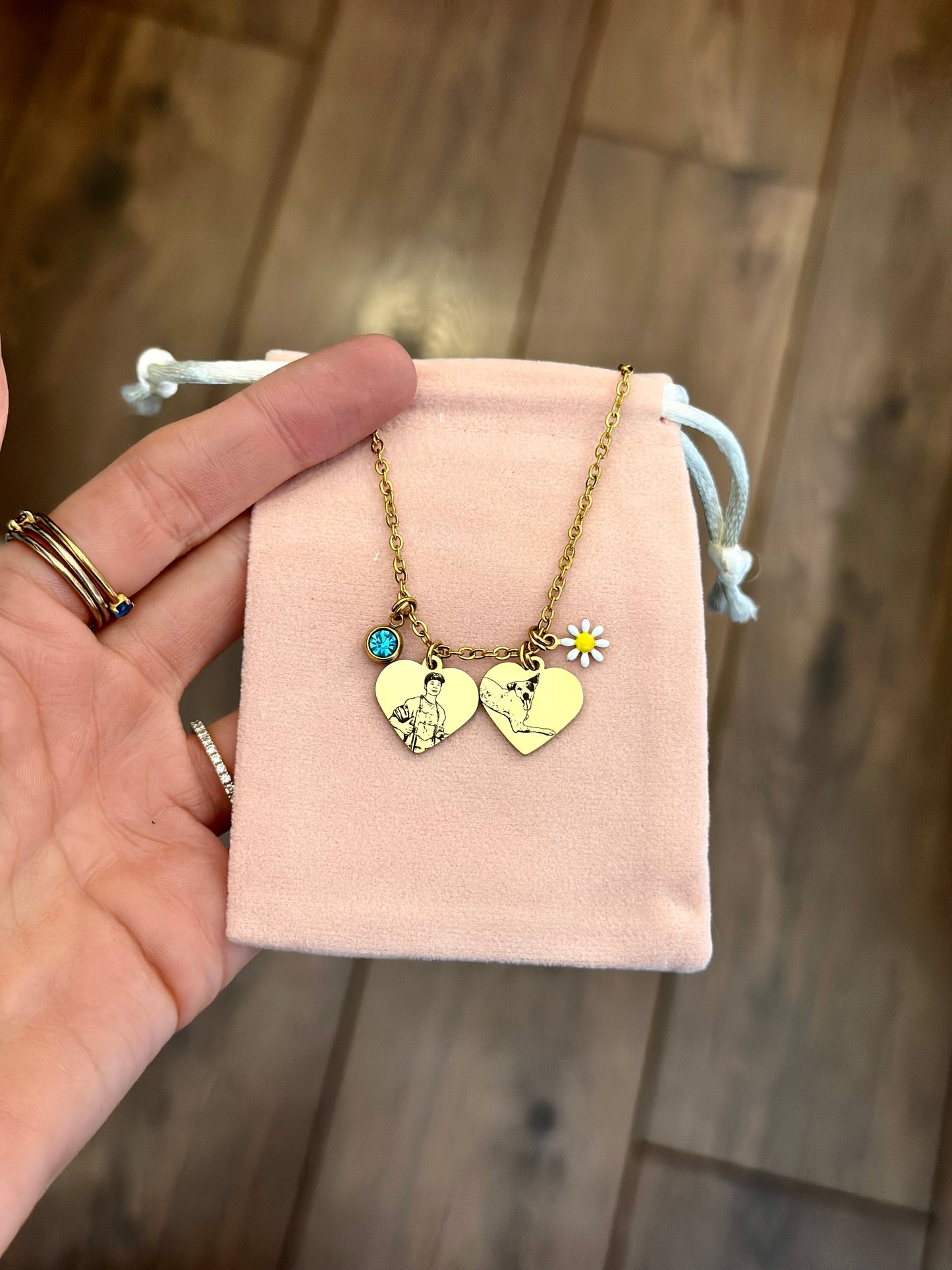 PLAQUITA CORAZÓN BRILLANTE