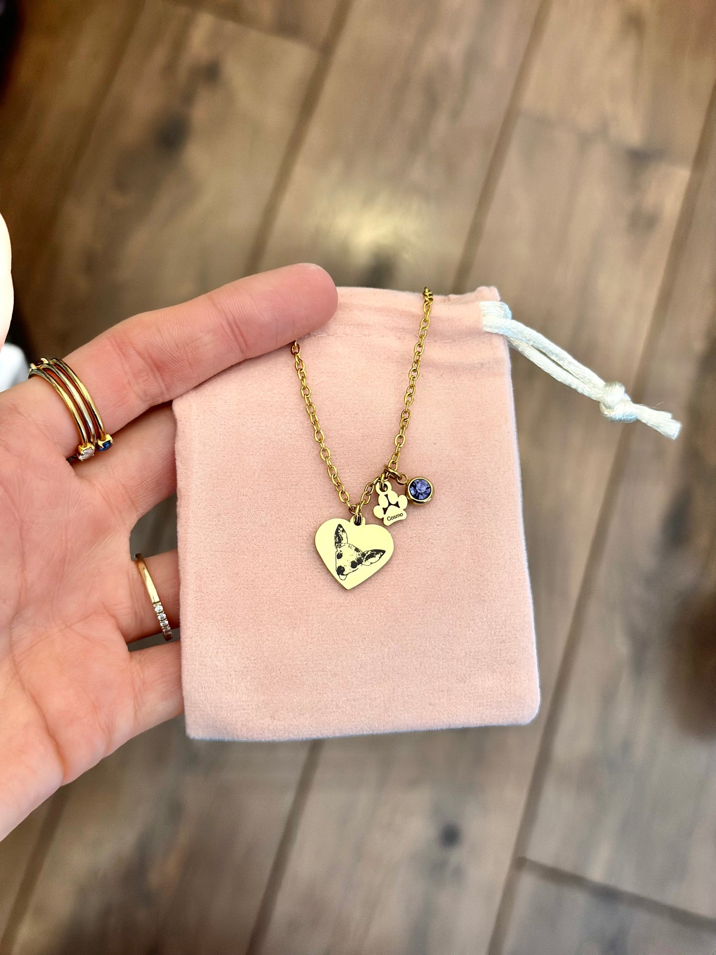 PLAQUITA CORAZÓN BRILLANTE