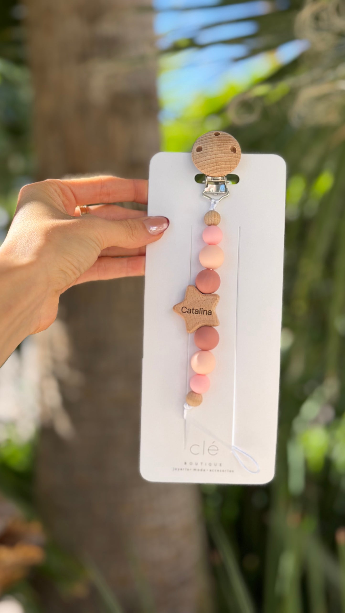 Porta chupones personalizado