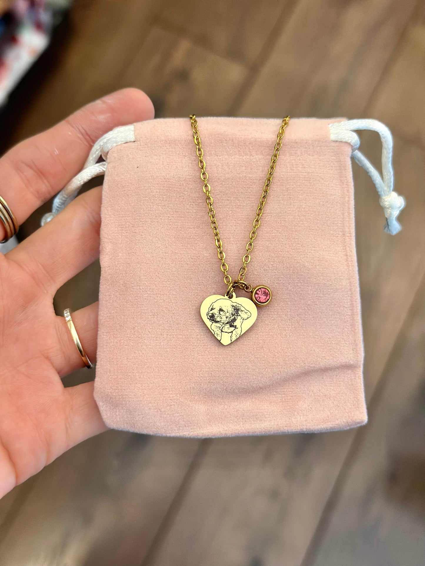 PLAQUITA CORAZÓN BRILLANTE