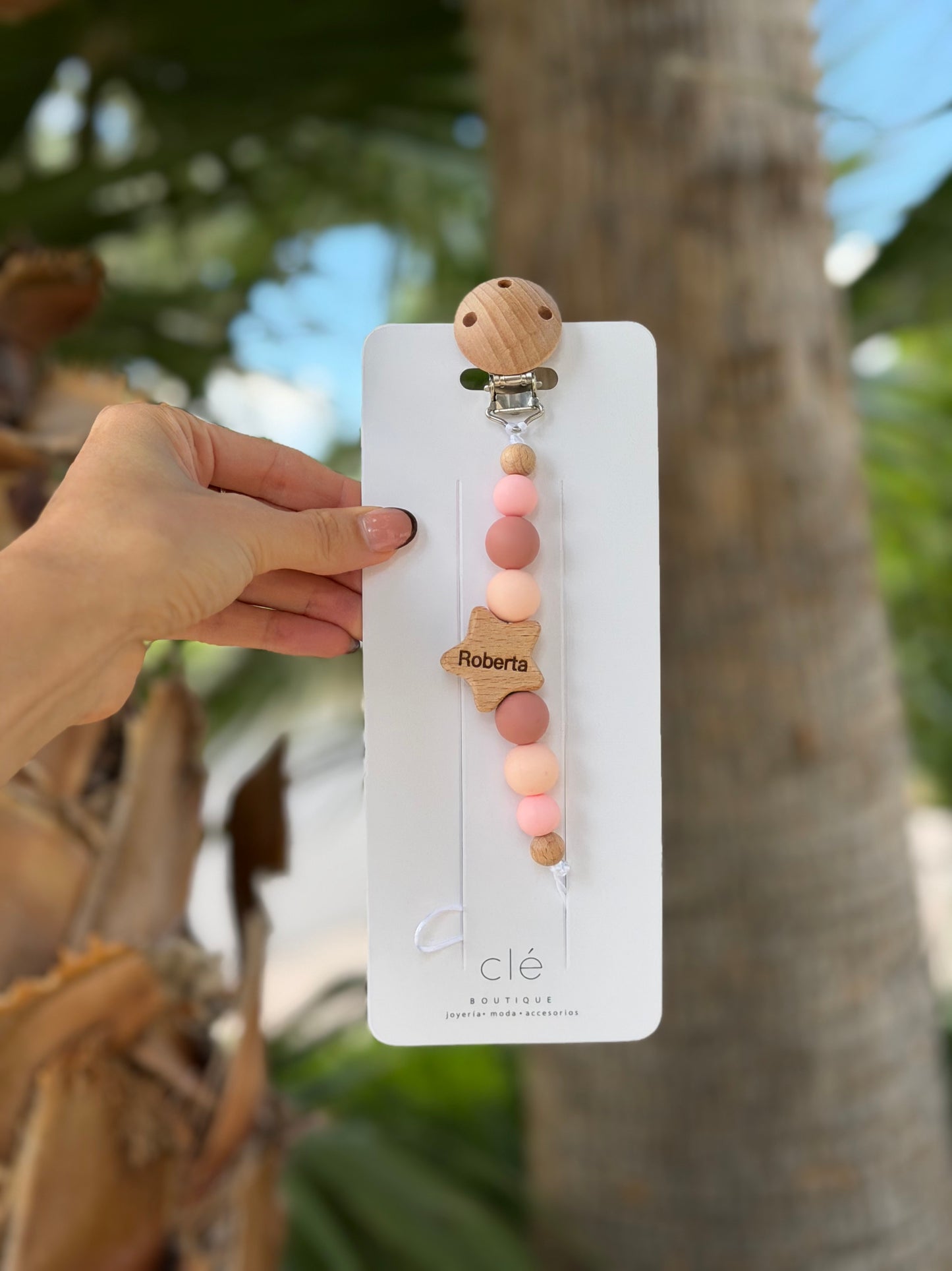 Porta chupones personalizado