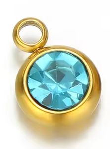 Piedra Azul - Dorada - Charm