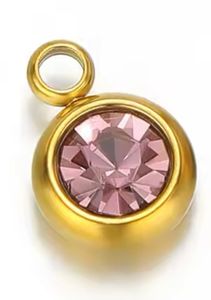Piedra Rosa - Dorada - Charm
