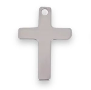 Cruz - Plateada - Charm