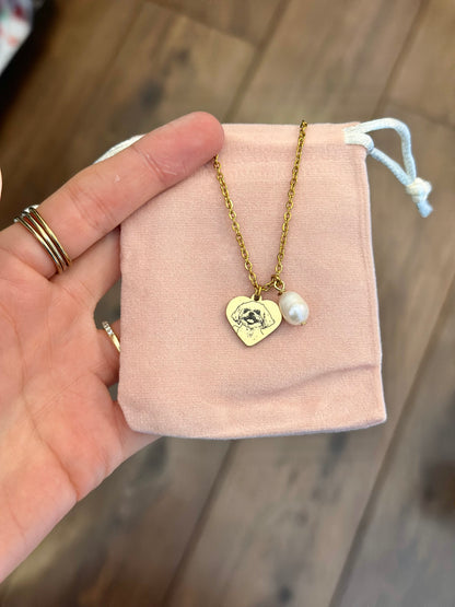 PLAQUITA CORAZÓN BRILLANTE