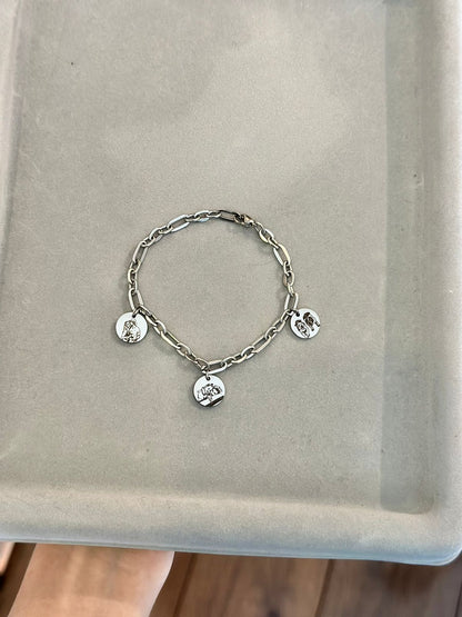 PLAQUITA CIRCULAR CHICA BRILLANTE