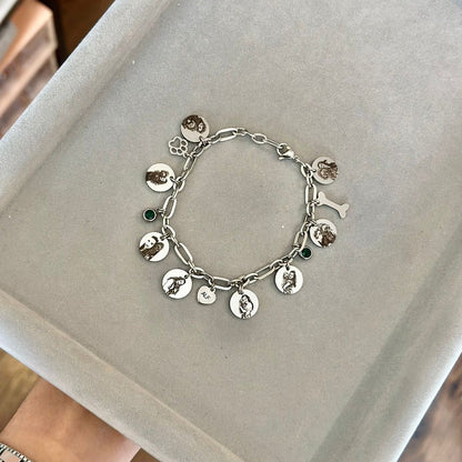 PLAQUITA CIRCULAR CHICA BRILLANTE