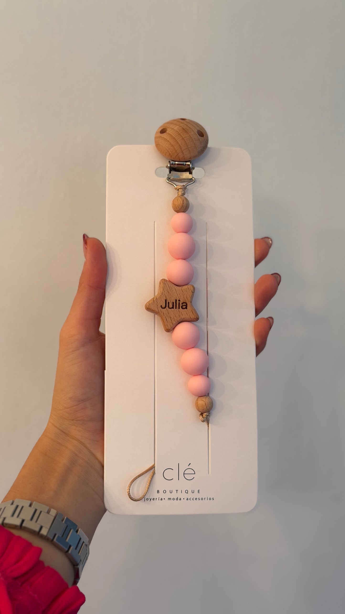 Porta chupones personalizado