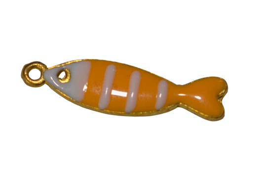 Pez amarillo con blanco - Charm
