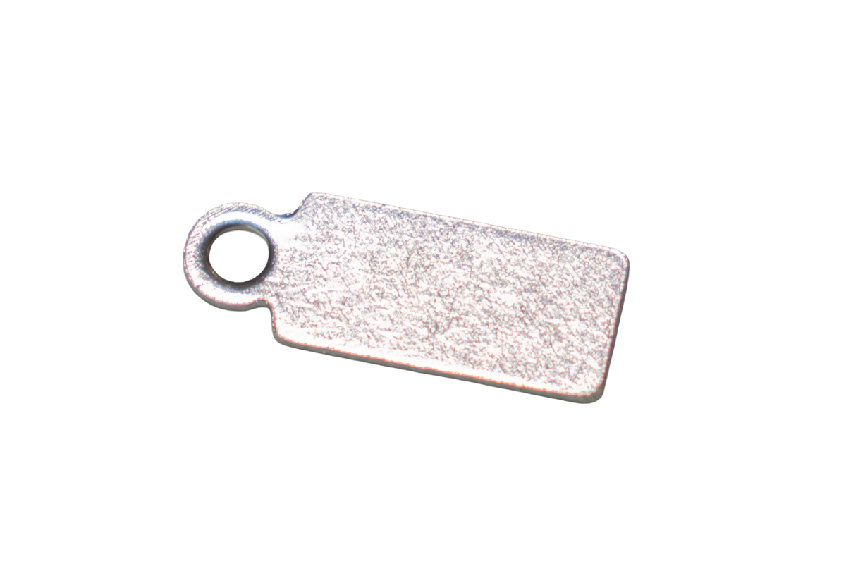 Placa plateada - Charm