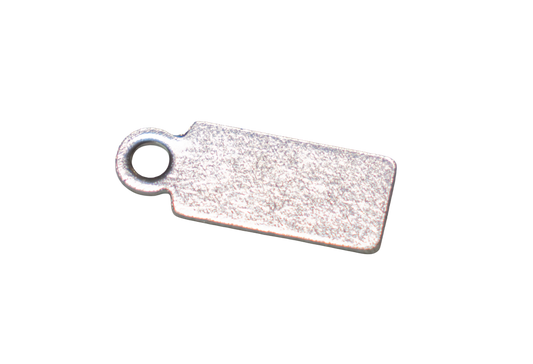 Placa plateada - Charm