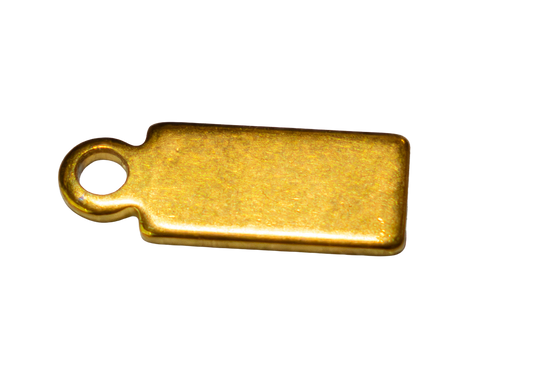 Placa dorada -Charm