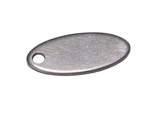 Ovalo plateado - Charm
