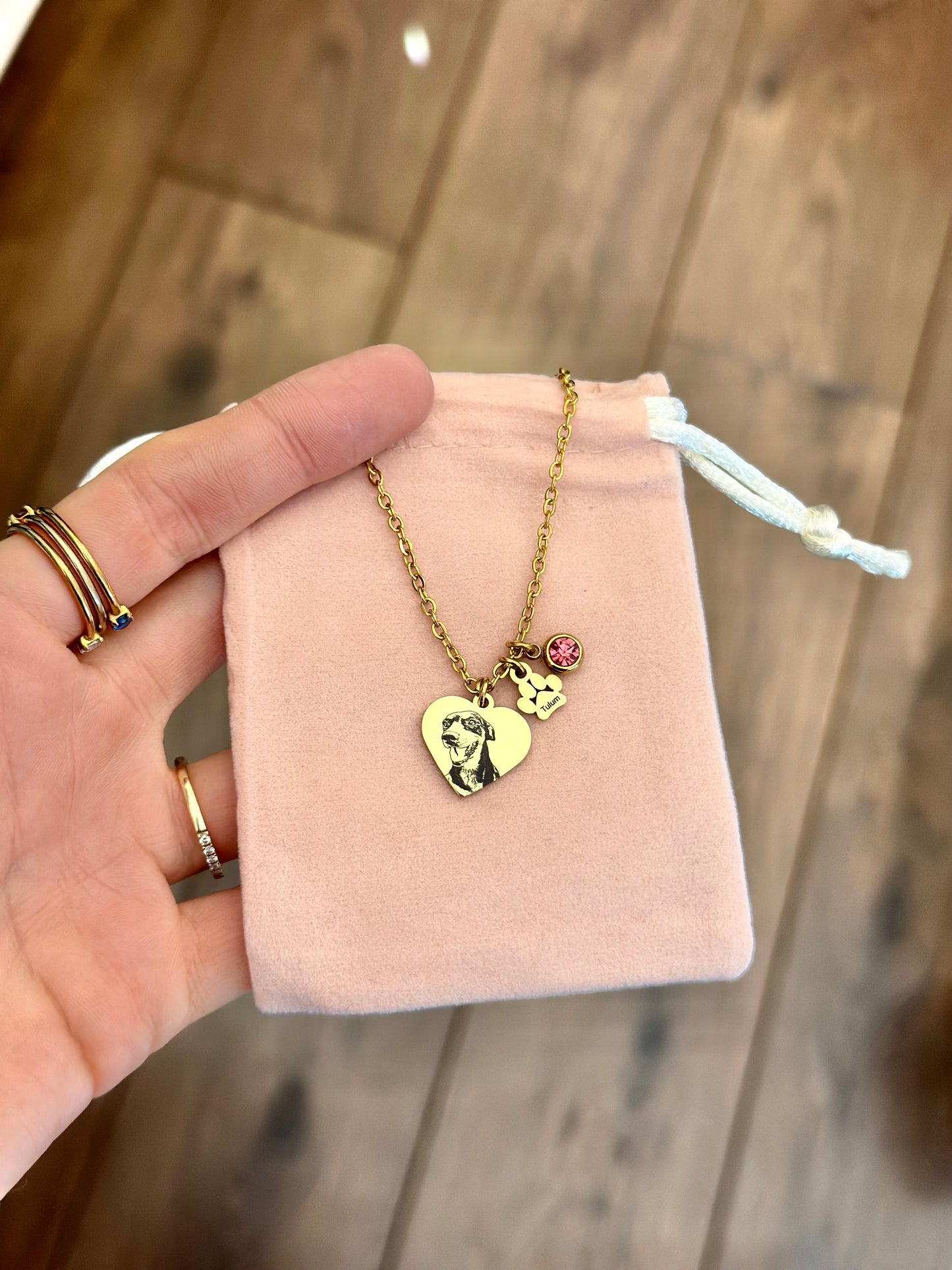 PLAQUITA CORAZÓN BRILLANTE