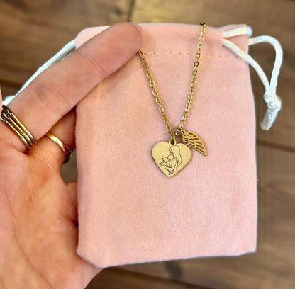 PLAQUITA CORAZÓN BRILLANTE
