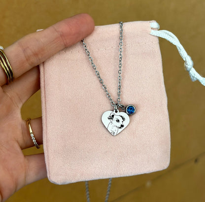PLAQUITA CORAZÓN BRILLANTE