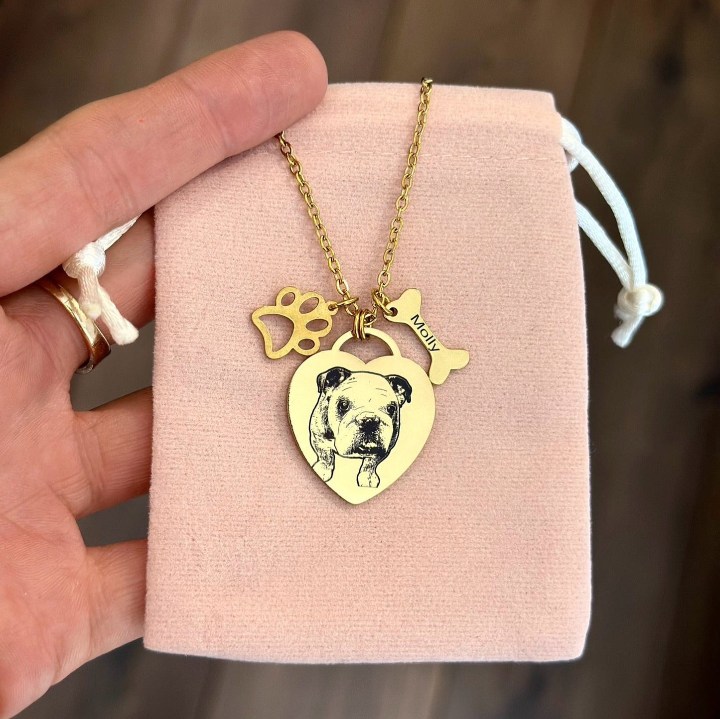 PLAQUITA CORAZÓN GRANDE BRILLANTE