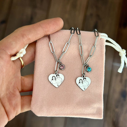 PLAQUITA CORAZÓN BRILLANTE